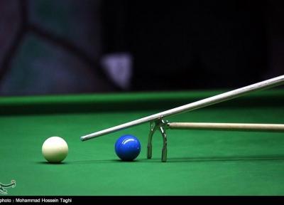 مدال طلای اسنوکر شش توپ انفرادی بر گردن سیاوش مزینی