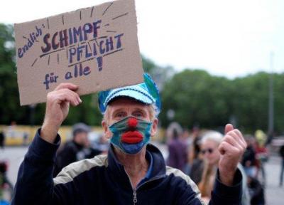 پلیس آلمان 60 تن از معترضان به تعطیلی اجباری را بازداشت کرد