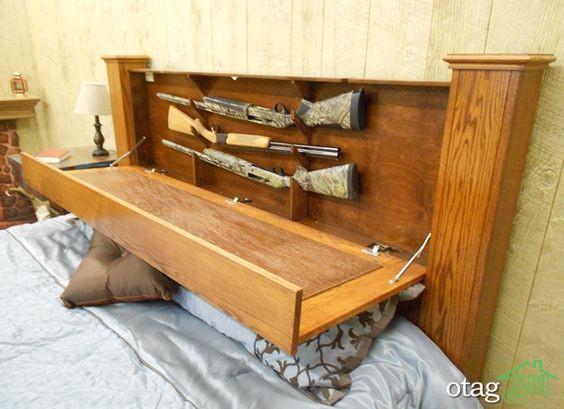 مدل های جالب کمد مخفی اسلحه برای نگهداری در منازل آپارتمانی